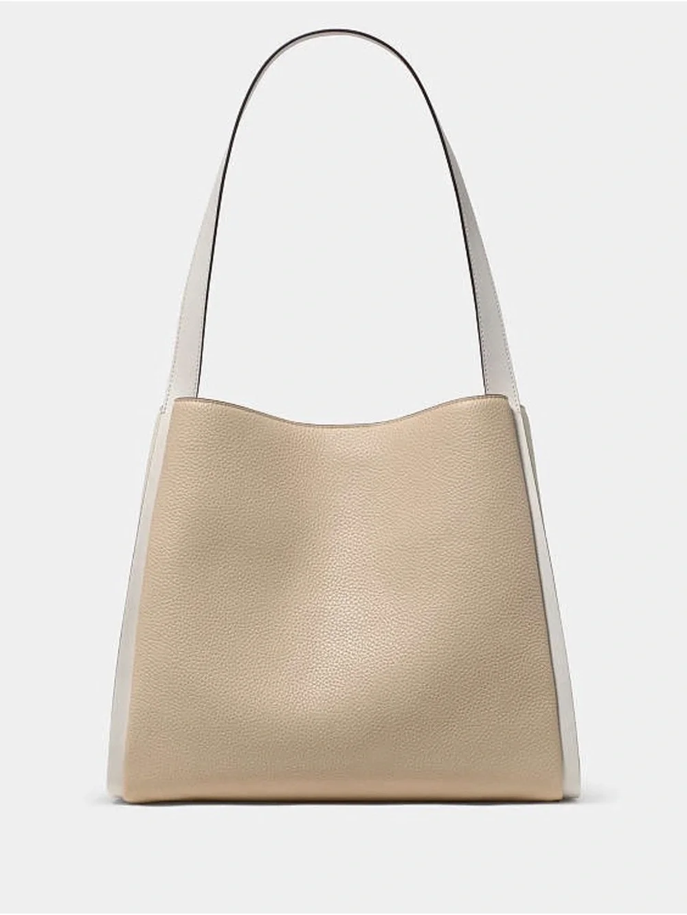 Kate Spade Knott Colorblocked Large Shoulder Bag Light Cream Multi